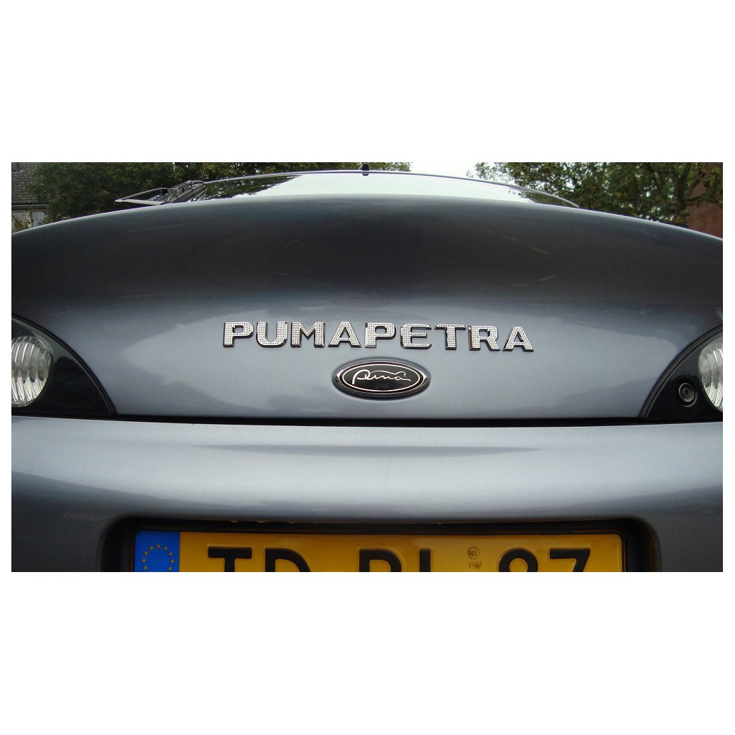 Luxbling 3D Chrome Car Letters with Swarovski Crystals for Luxury Cars