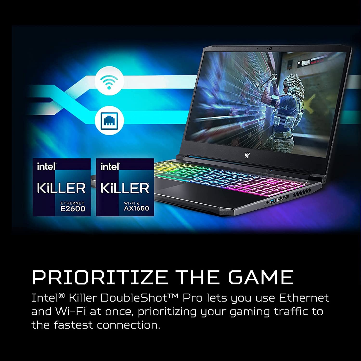 Acer Predator Helios 300 Gaming Laptop - i7-11800H, RTX 3060, 144Hz Display for Pro Gaming