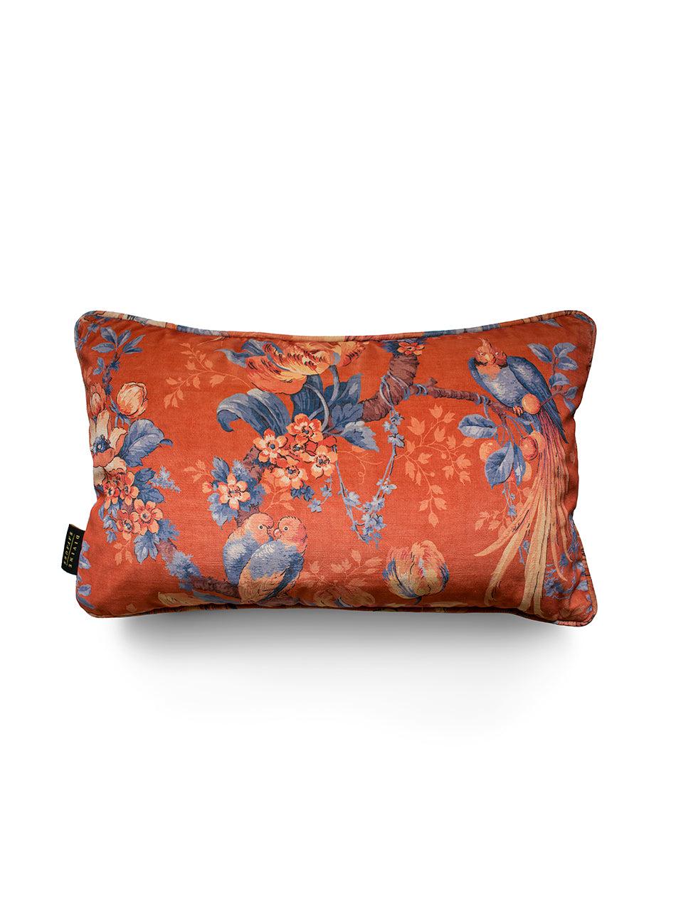 Lovebirds 'Sienna' Rectangle Velvet Cushion - Soft Decorative Throw Pillow for Sofa, Bed, Living Room - Perfect for Home Decor & Cozy Comfort