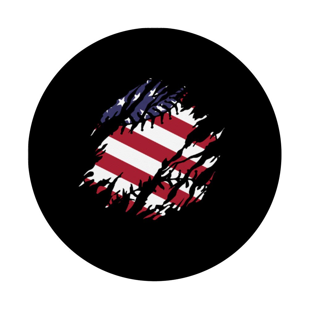 American Flag Baseball Stitch Phone Grip - Anti-Slip Phone Holder for iPhone & Android - Perfect for Baseball Fans, Sports Events & Patriotic Decor