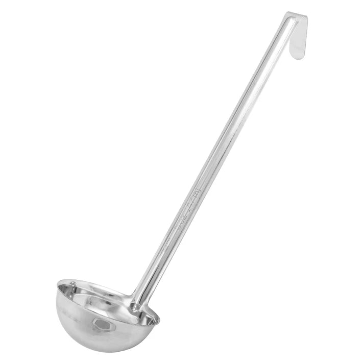 Winco 5 Oz One Piece Ladle - Stainless Steel Soup Ladle with Ergonomic Handle - Perfect for Serving Soups, Stews, and Sauces in Restaurants, Kitchens & Home Cooking