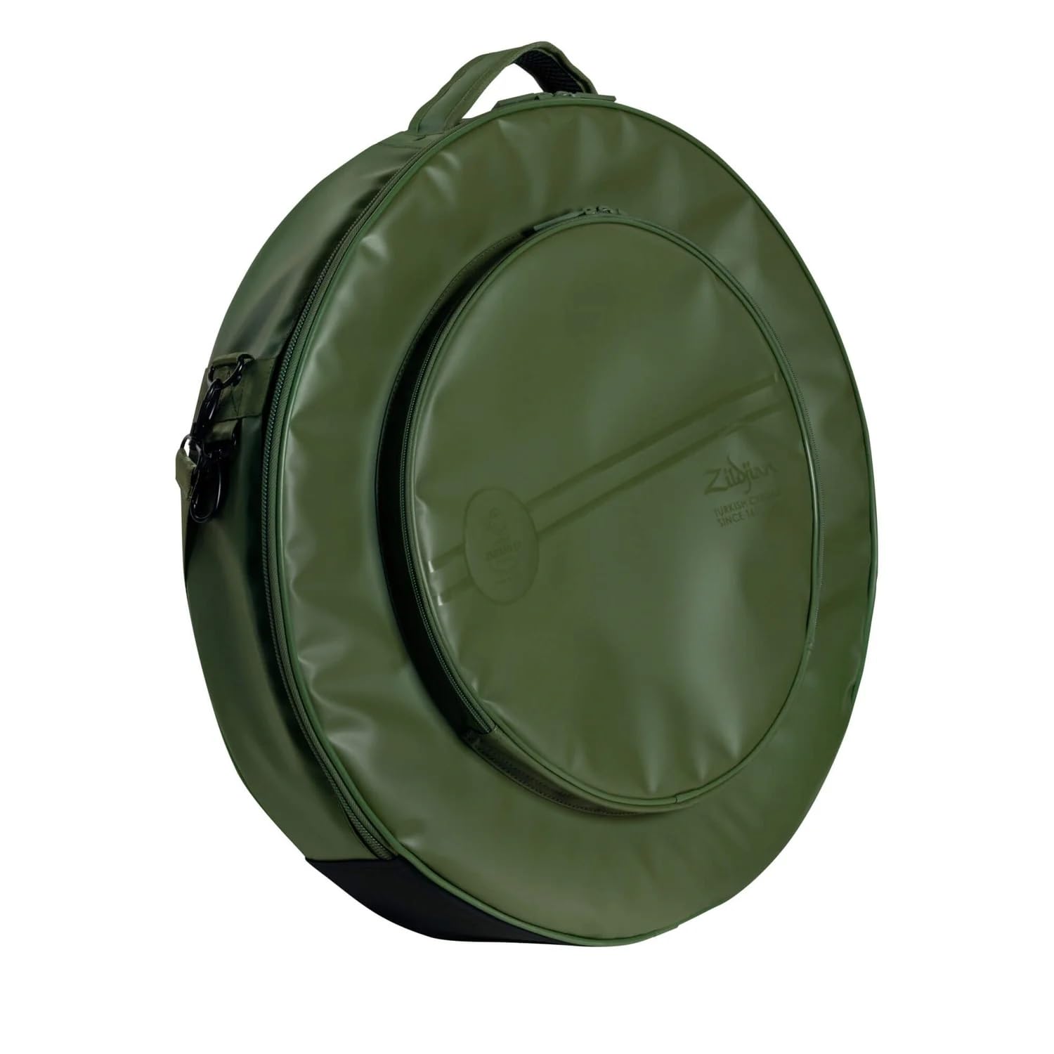 Zildjian 22 Inch Gigging Backpack Cymbal Bag for Drummers - Lightweight & Durable Sage Green Cymbal Carrier for Travel, Practice & Live Performances