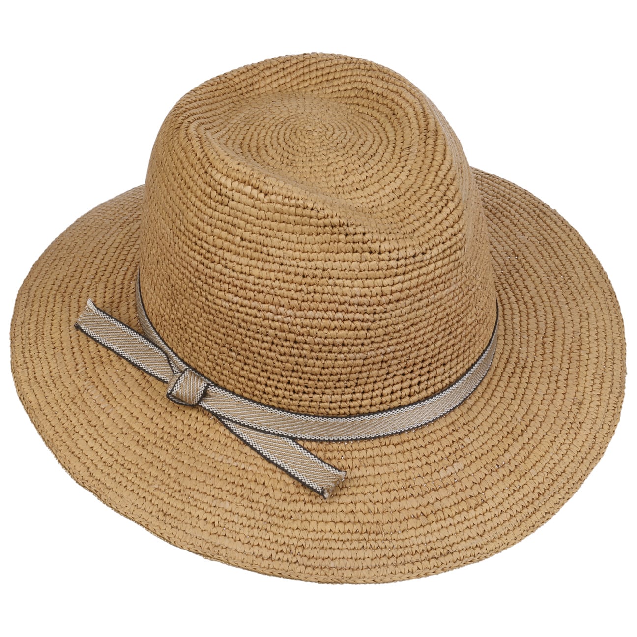 Stylish Mayser Crochet Panama Hat for Women & Men - Breathable Summer Sun Hat for Beach, Travel, and Outdoor Activities
