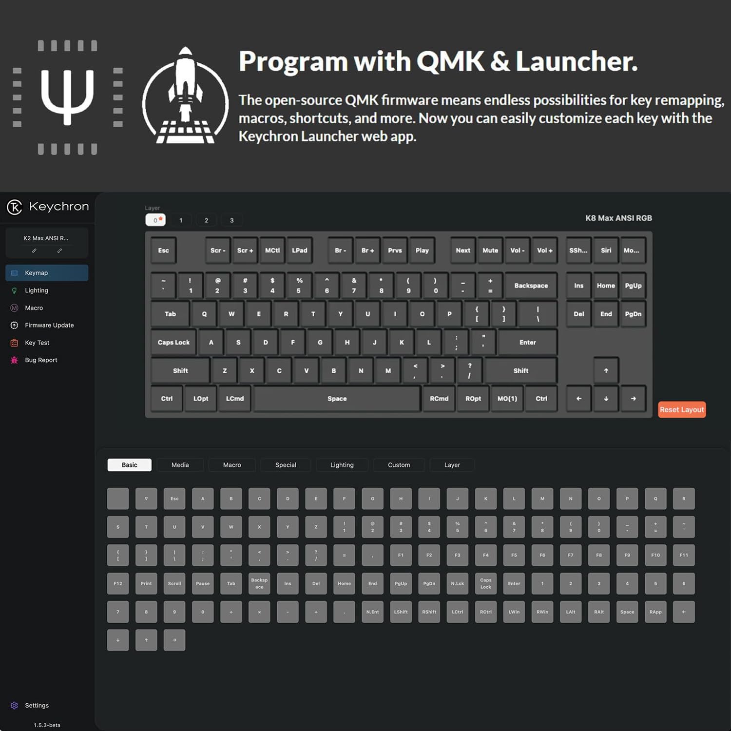 Keychron K8 Max Wireless Mechanical Keyboard - QMK Customizable, TKL 80% Layout with Bluetooth 5.1/2.4G/USB-C, White Backlit Super Banana Switch, NKRO for Mac/Windows Gaming | Perfect for Home Office, Esports & Professional Typing
