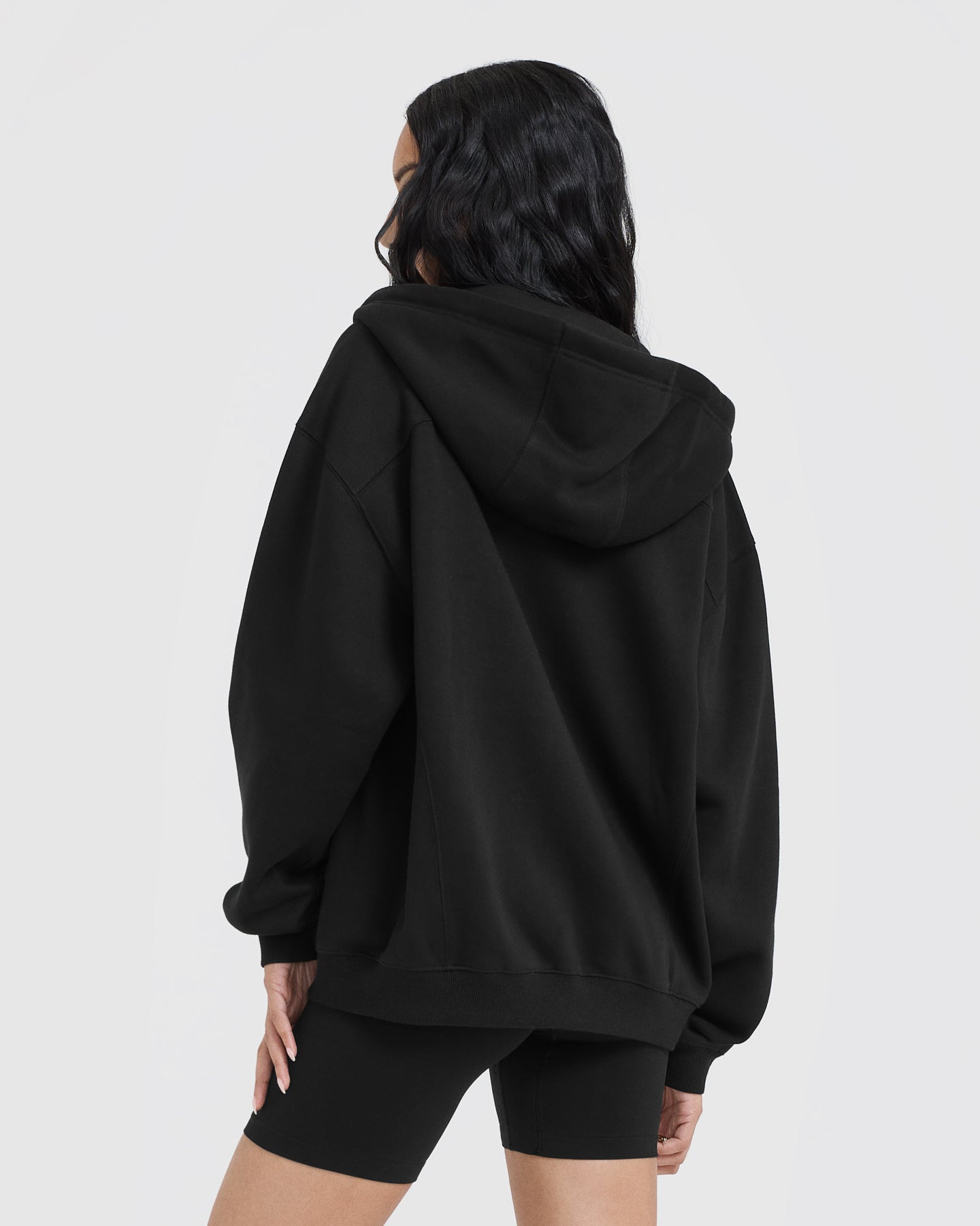 Foundations Zip Through Hoodie for Men & Women - Black | Comfortable & Stylish Pullover for Casual Wear, Gym, and Outdoor Activities