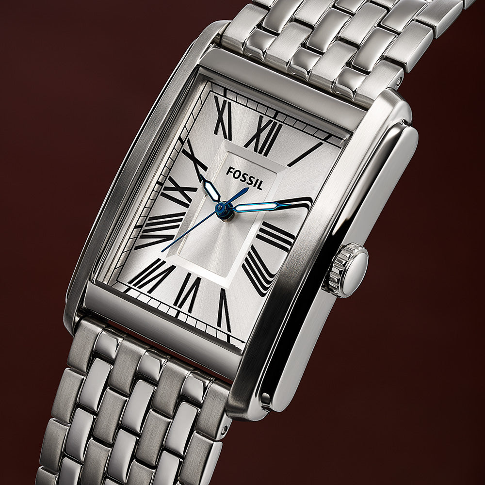 Fossil Carraway FS6008 Men's Stainless Steel Chronograph Watch - Perfect for Business, Casual & Formal Wear