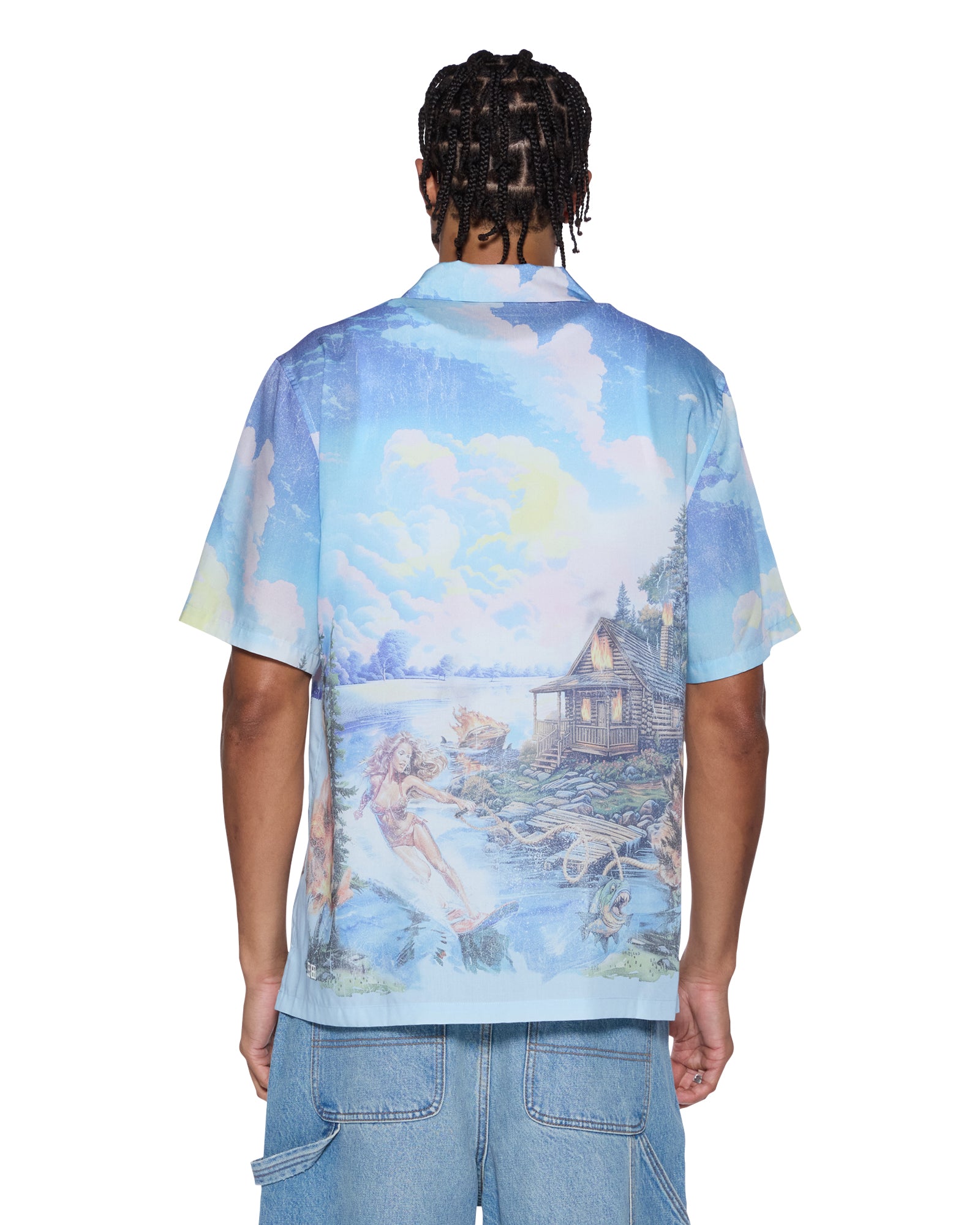 LAST SUMMER SS Resort Shirt Multi - Stylish Summer Casual Shirt for Men, Beach Vacation, Pool Party & Outdoor Activities