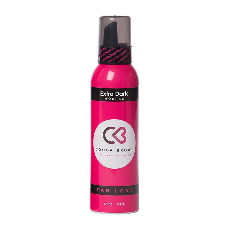 Cocoa Brown Tan Love Extra Dark Self Tanning Mousse - Natural Looking Fake Tan for Legs, Face & Body - Perfect for Summer, Vacations & Special Occasions