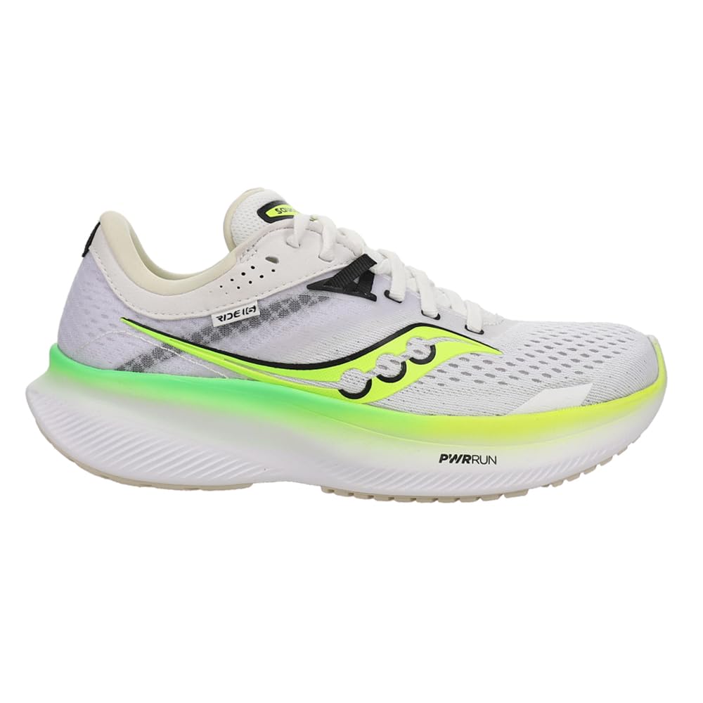 Saucony Men's Ride 16 Running Shoes - Lightweight Cushioned Sneakers for Road Running, Jogging & Gym Workouts | Comfortable Athletic Shoes for Men