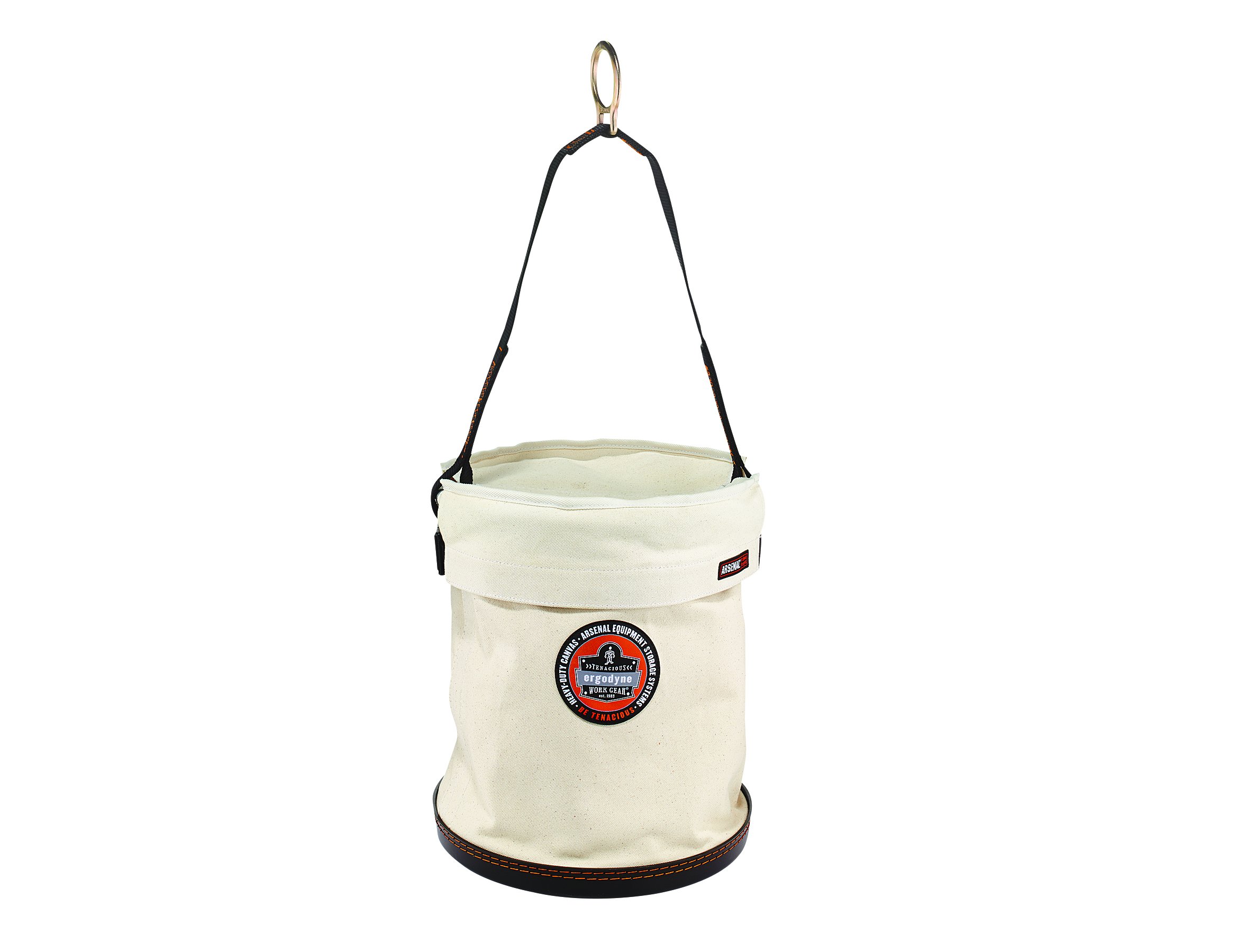 Ergodyne Arsenal 5763T Heavy-Duty Plastic Tool Bucket with Secure Lid - Perfect for Construction, DIY Projects & Job Site Organization