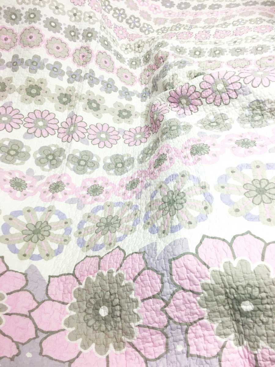 100% Hypoallergenic Cotton 3-Piece Quilt Set - Full/Queen Size Bedding, Soft Purple Floral Design for Bedroom Decor | Perfect for Guest Rooms, Master Bedrooms & Cozy Home Styling