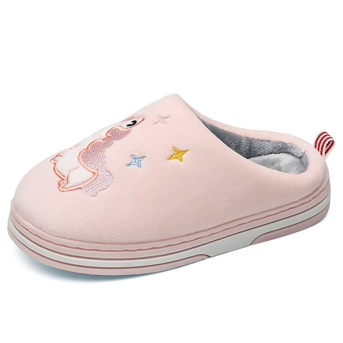 Kids Warm Fuzzy House Slippers for Boys & Girls - Soft Fluffy Indoor Bedroom Shoes for Home Comfort | Perfect for Winter, Playtime & Cozy Family Moments