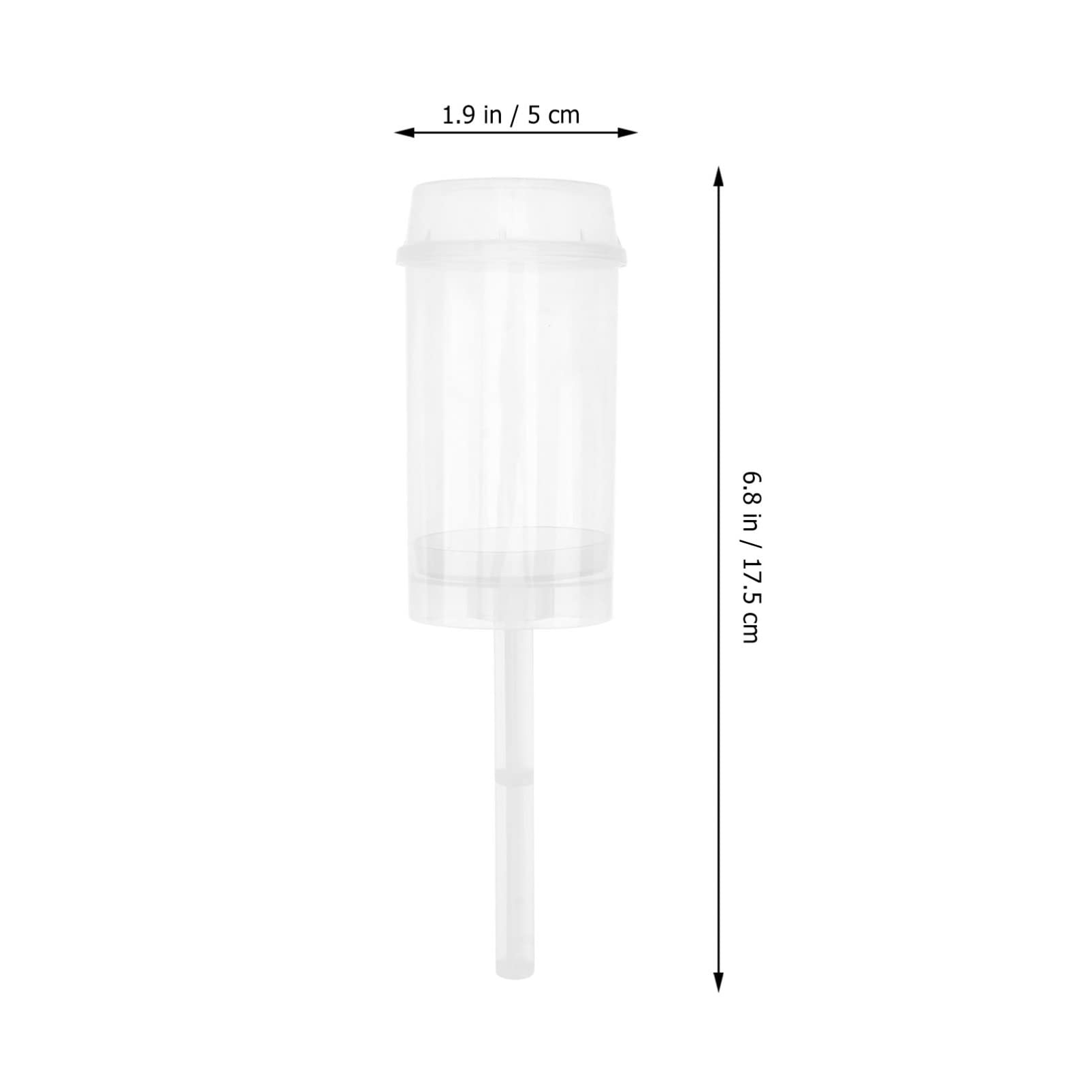 UPKOCH 30-Pack Clear Plastic Cupcake Containers with Lids - Round Push Up Cake Shooter for Cake Pops, Desserts & Freezer Treats - Perfect for Parties, Baking & Food Storage