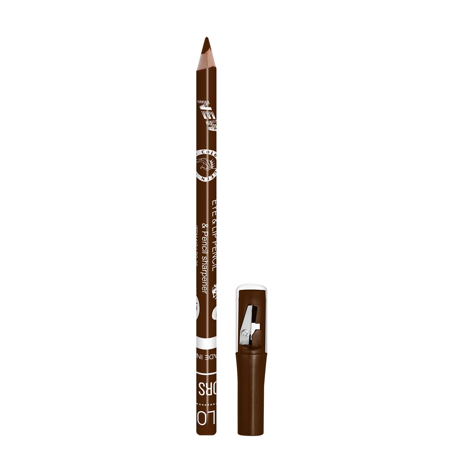 COLORS QUEEN Matte Lip & Eye Pencil in Baby Brown - Long Lasting Waterproof Eyeliner & Lip Liner for Everyday Makeup & Special Occasions