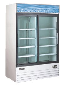 Energy Star Certified G1.2YBM2F 2-Sliding Glass Door Commercial Cooler - Ideal for Restaurants, Convenience Stores & Supermarkets