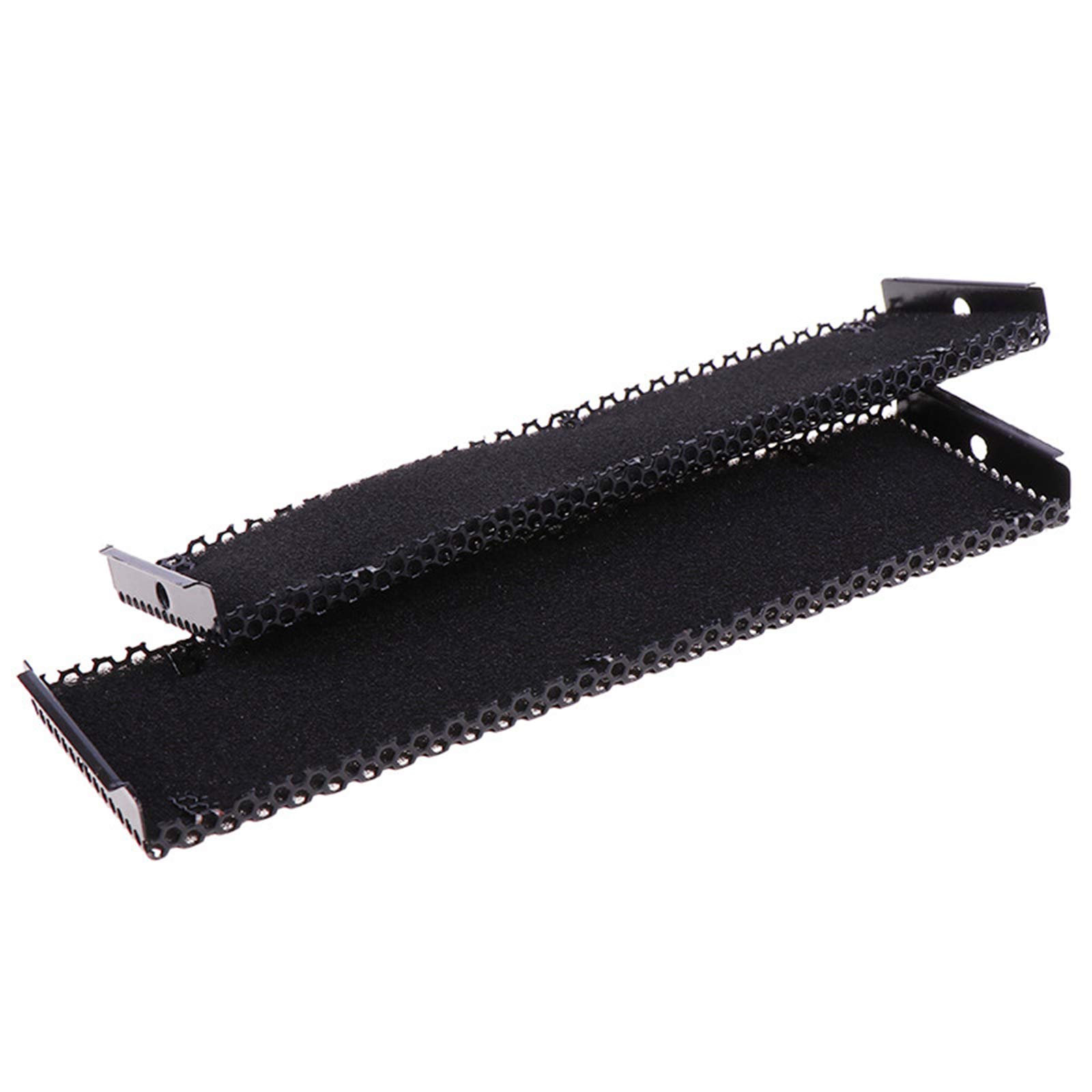2-Pack Black Optical Drive Computer Case Front Panel Bracket with Sponge Baffle - Compatible with PC Cases, DIY Computer Builds & Upgrades