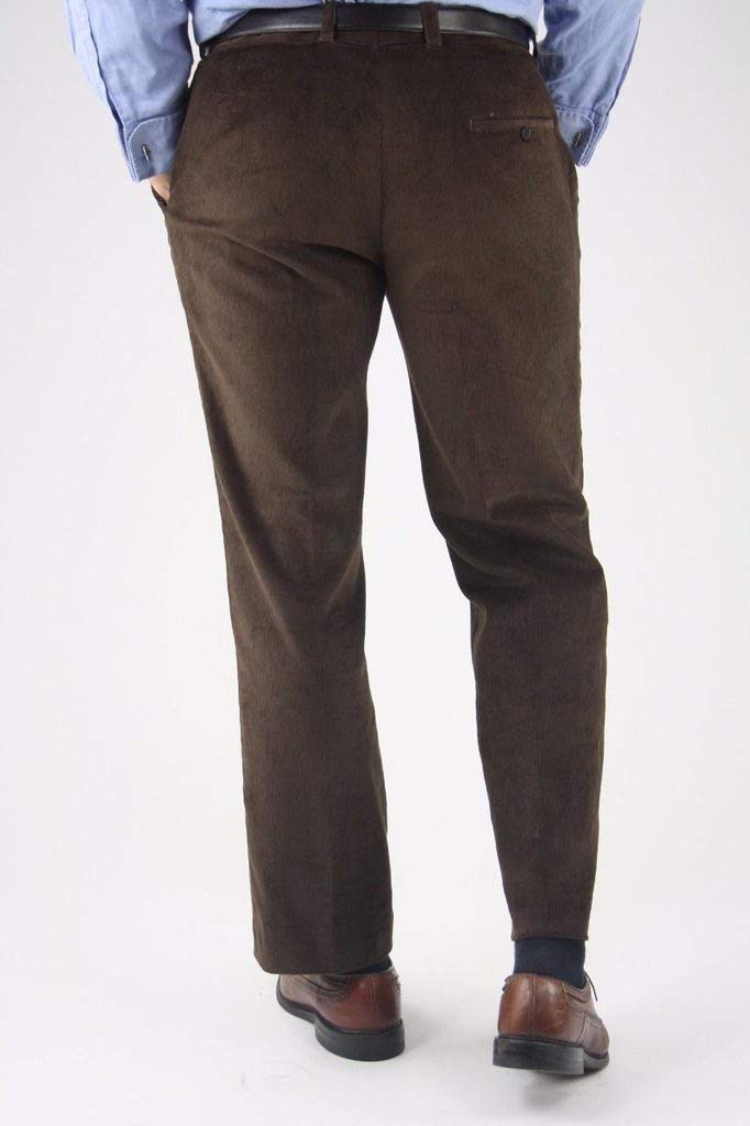 Men's Classic Corduroy 3-Piece Suit Set - Tuxedo Jacket, Vest & Pants for Prom, Wedding & Formal Events (Brown/Chocolate) - Perfect for Parties, Dances & Special Occasions