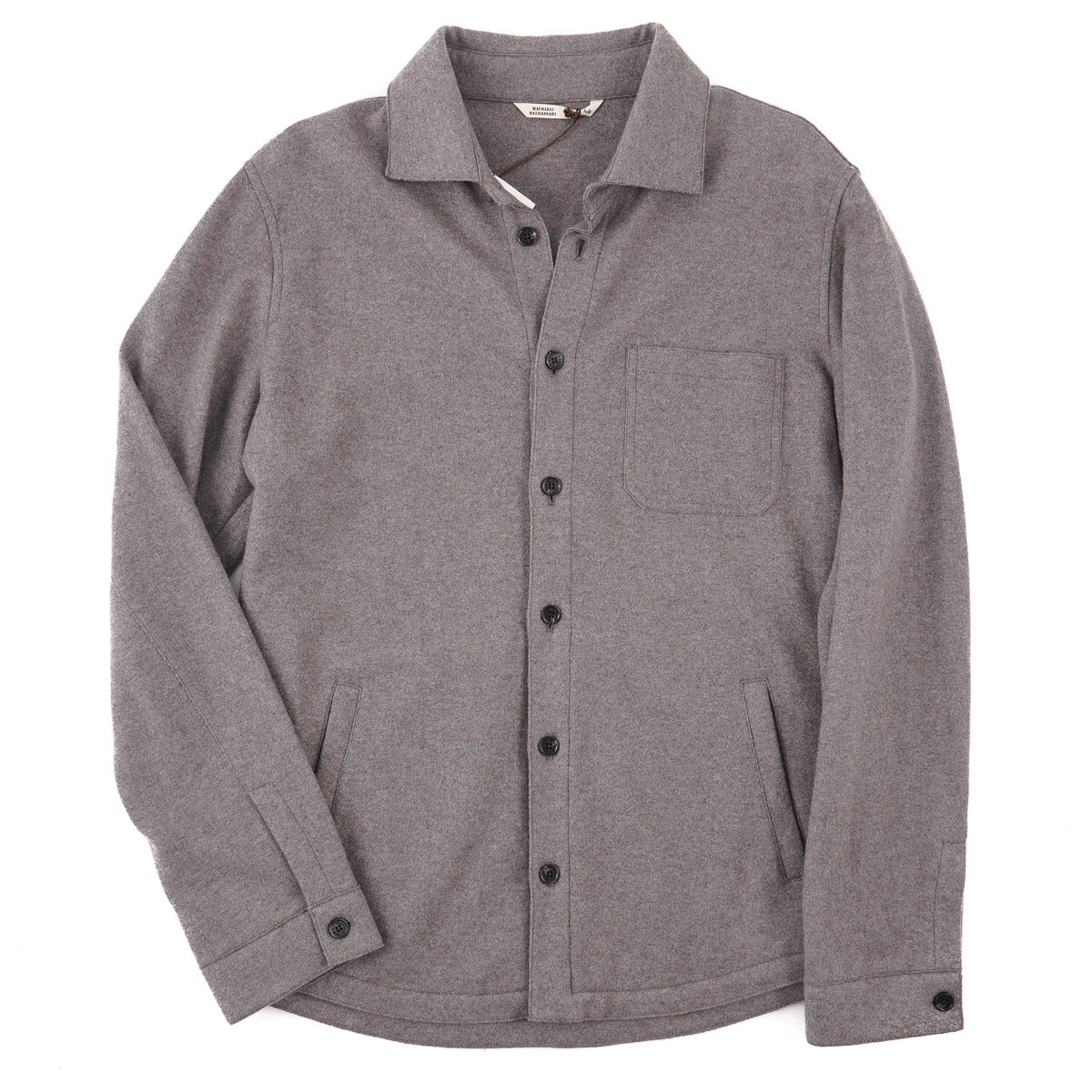 Maurizio Baldassari Solferino Cashmere Overshirt - Premium Men's Luxury Knitwear for Fall & Winter - Perfect for Business Casual & Smart Layering
