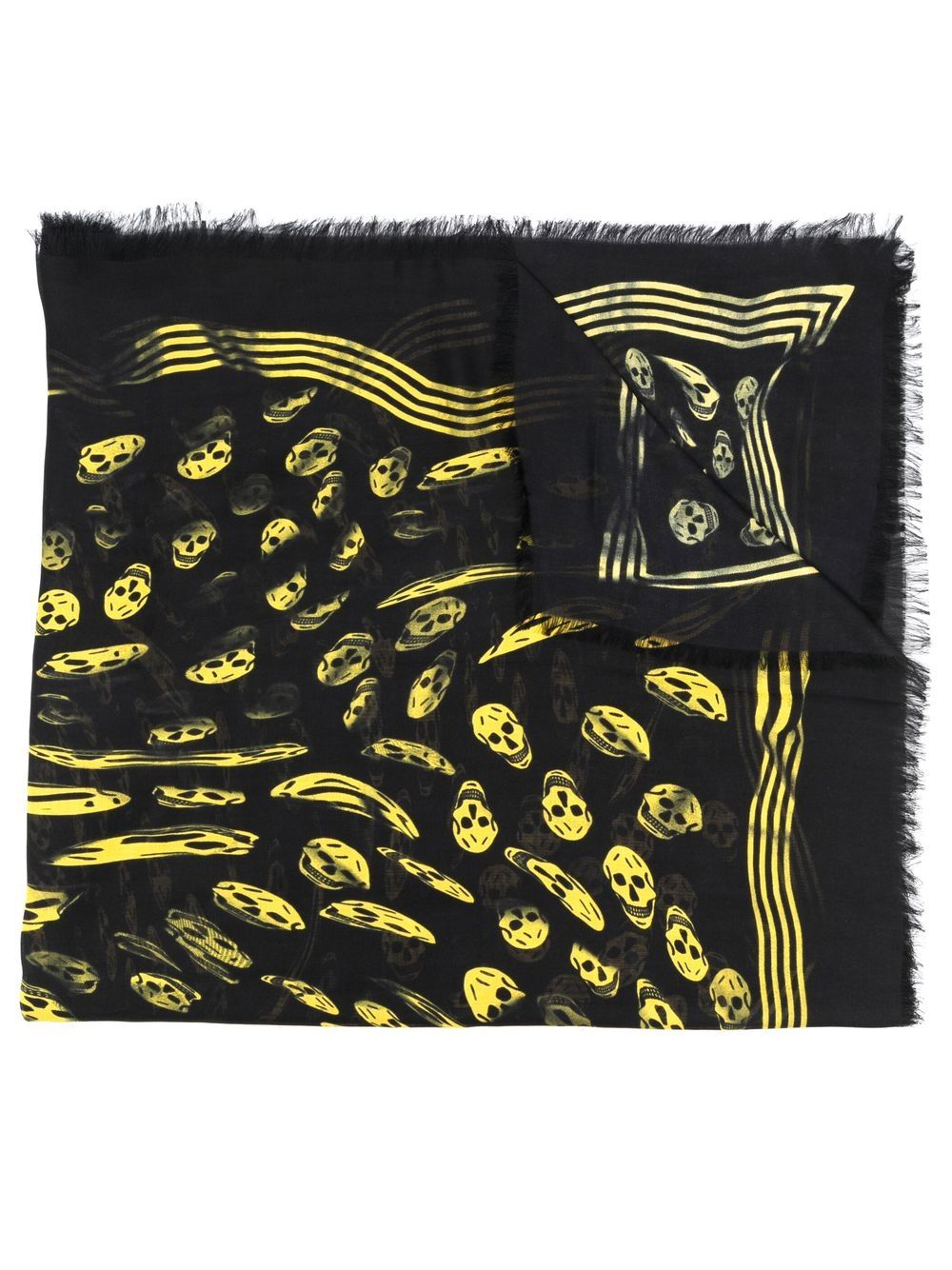Alexander McQueen Yellow Scarves - Luxury Fashion Accessory for Women, Perfect for Gifts & Special Occasions