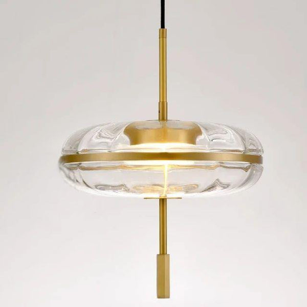 Jolie Pendant Lamp - Modern Glass Hanging Light Fixture for Kitchen Island, Dining Room & Bedroom | Dimmable LED Ceiling Light with Adjustable Height