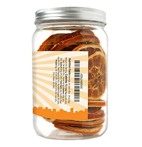 Premium USA Grown Dried Orange Slices for Cocktails - 4oz Large Dehydrated Oranges | Natural Cocktail Garnish & Healthy Snack | Preservative-Free | Perfect for Mixology, Baking & On-the-Go Snacking