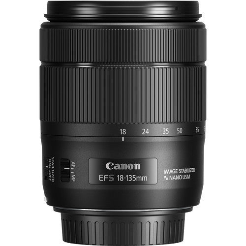 Canon EF-S 18-135mm f/3.5-5.6 IS USM Lens for DSLR Cameras - Perfect for Travel, Portrait & Landscape Photography