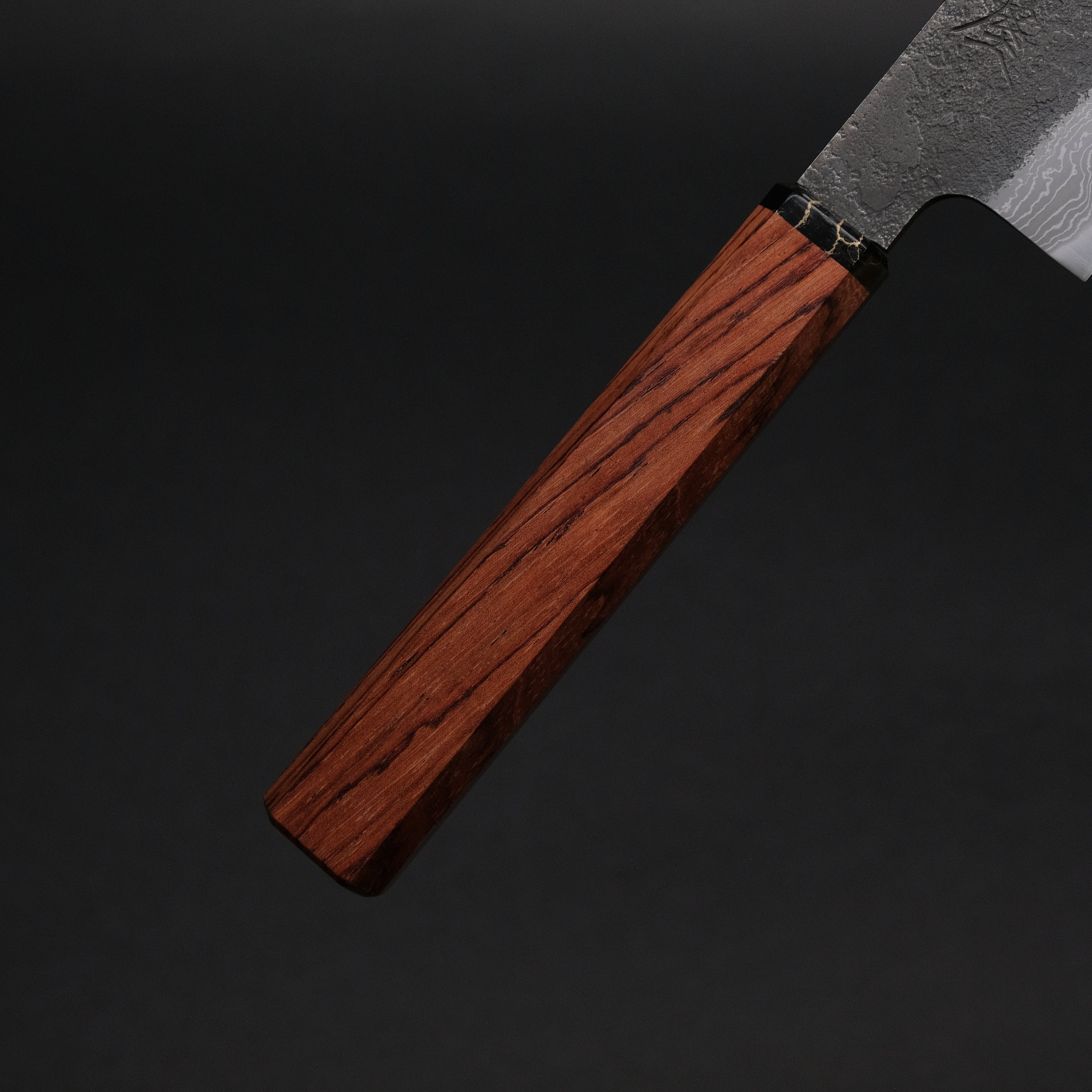 Premium Ajikataya White #2 Nashiji Damascus Petty Knife 150mm with Rosewood & TQP Handle - Perfect for Slicing, Garnishing & Precision Kitchen Tasks (#59)