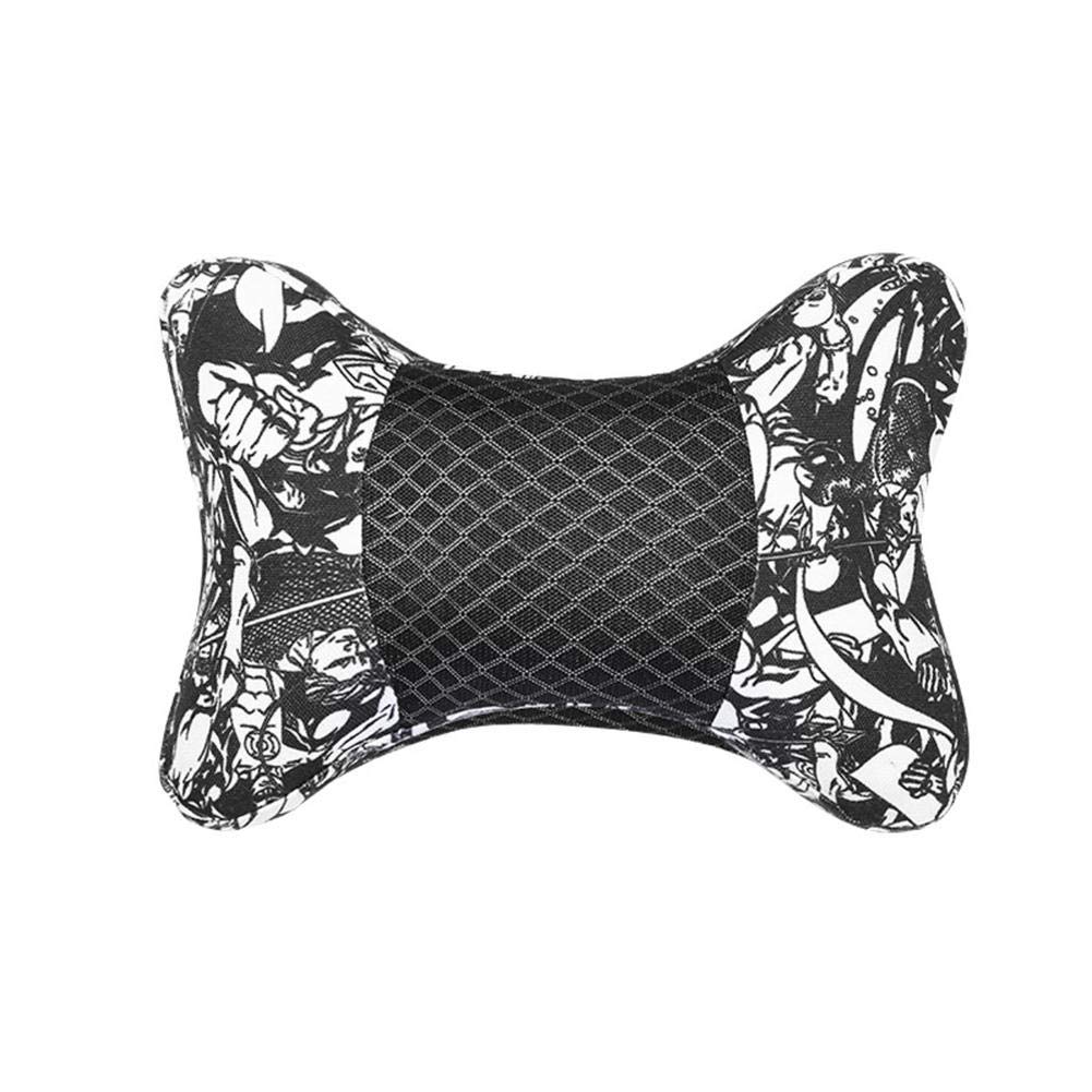 Breathable Mesh Car Neck Pillow - Comfortable Auto Headrest Cushion for Travel & Long Drives | Ergonomic Support for Neck & Head | Perfect Car Accessory for Road Trips & Commuting