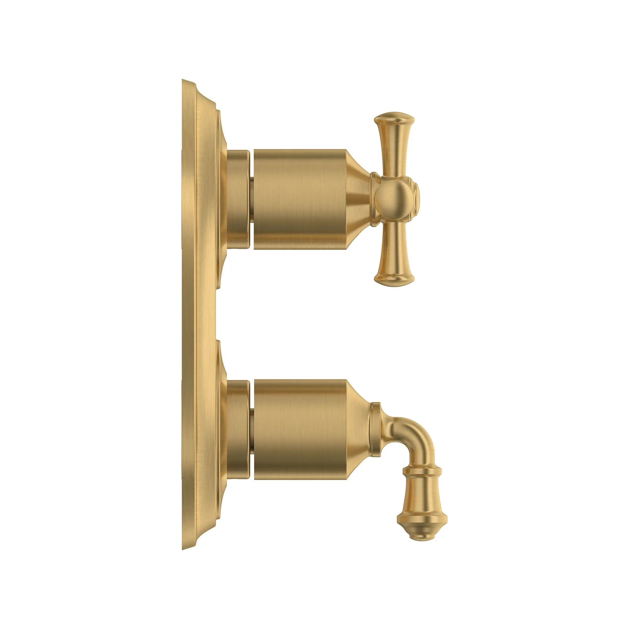 Delancey® 2 Handle Integrated Shower Diverter Trim Kit - Chrome Finish for Bathroom & Shower Remodel - Perfect for Modern Home Upgrades