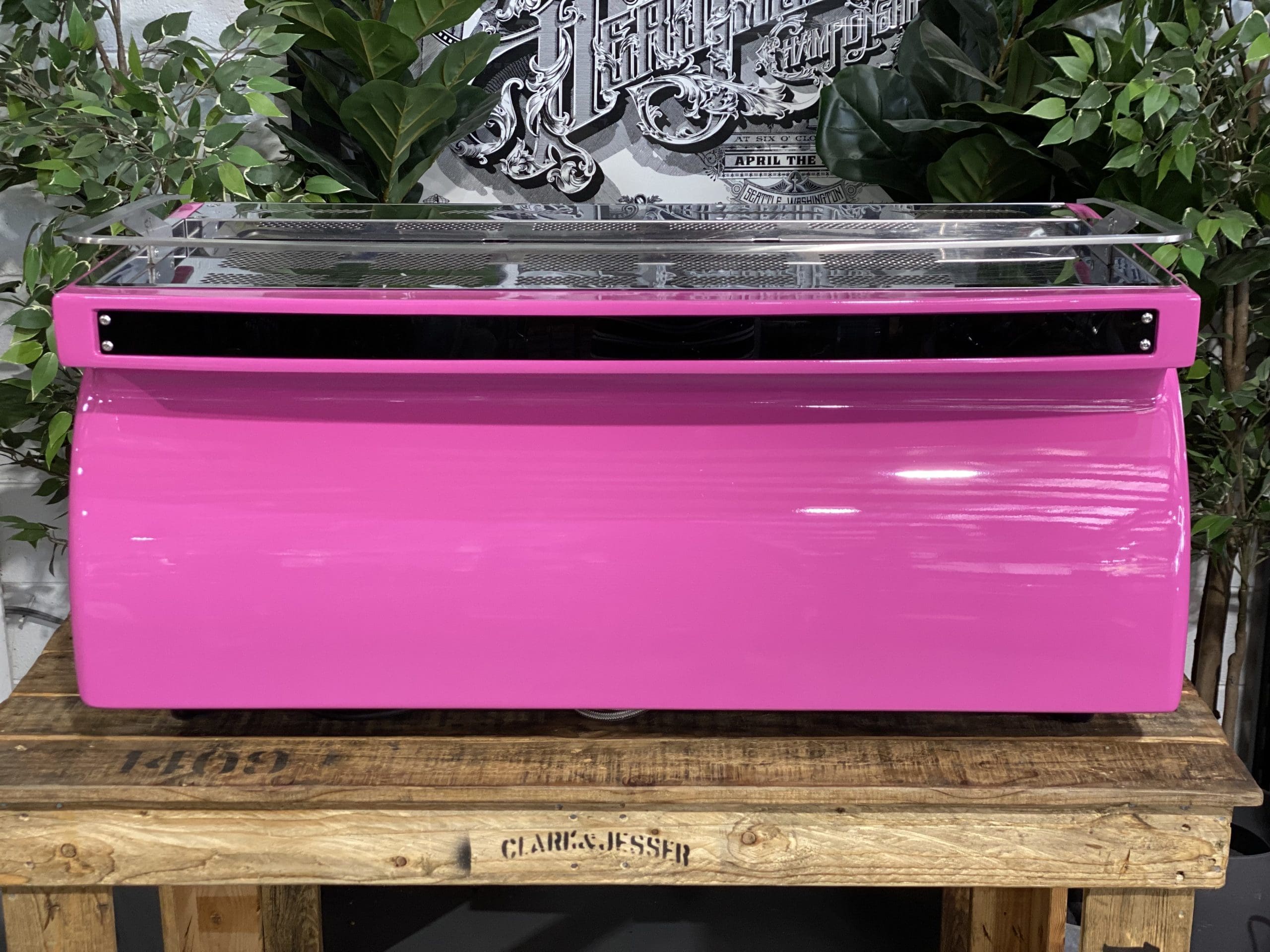 Expobar Alpha Ruggero 3 Group Commercial Espresso Machine in Pink - Perfect for Coffee Shops, Restaurants & Home Baristas