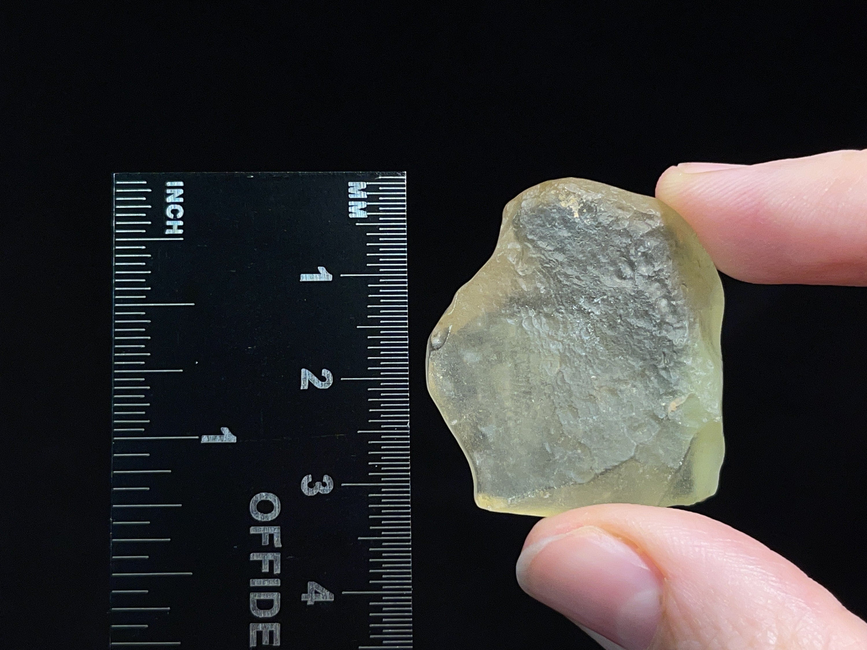 Premium Libyan Desert Glass Raw Crystal - Rare 2A Grade 12.5g - Natural Healing Stones for Meditation & Energy Work - Metaphysical Crystal Collection for Spiritual Healing & Chakra Balancing