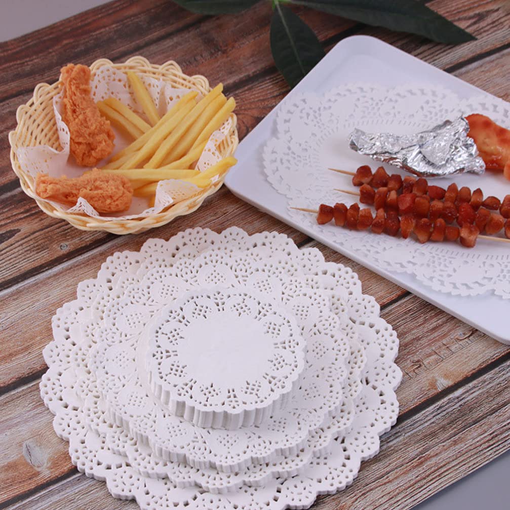 450Pcs Parchment Paper Liners for Air Fryer, Baking, Steaming - Non-Stick, Heat-Resistant, White - Perfect for Cupcakes, Snacks, Cakes & Table Decorations