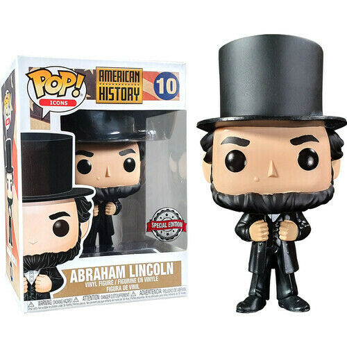 Funko Pop! Vinyl Figure - Abraham Lincoln American History Collectible [10] | Perfect for Home Decor, Office Display & Gift for History Enthusiasts