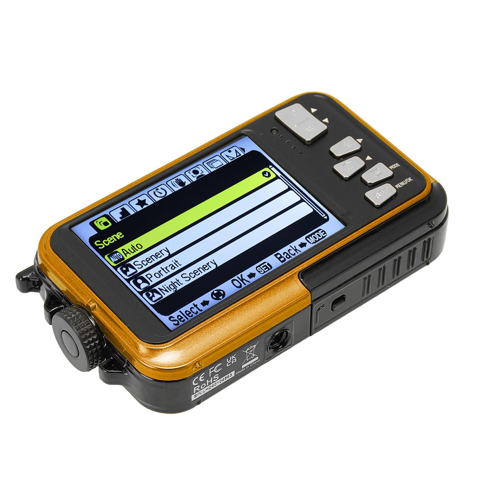 4K Waterproof Digital Camera with 2.8