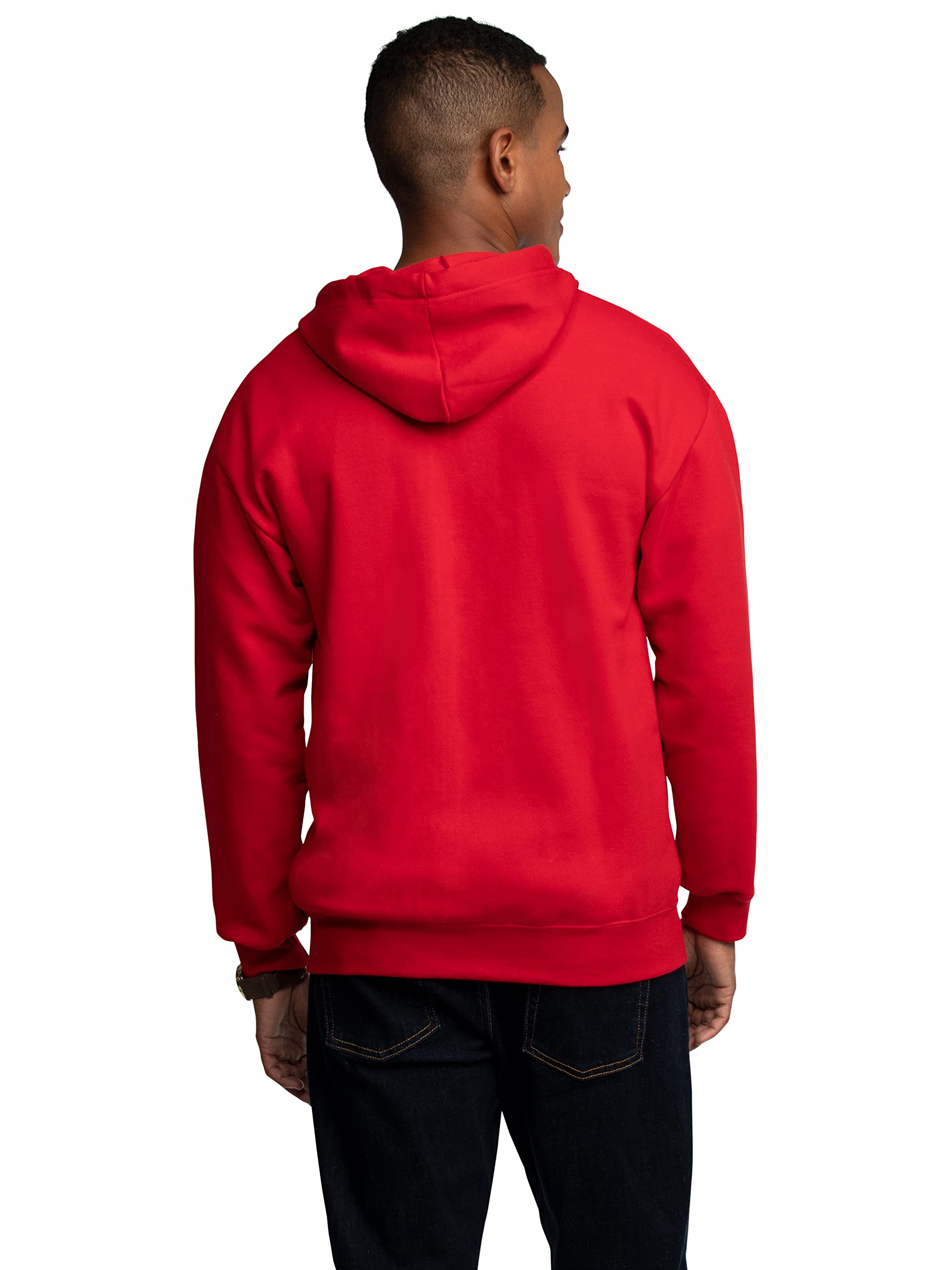 Fruit of the Loom Unisex Adult EverSoft Fleece Full Zip Hoodie Sweatshirt - Cozy & Warm Pullover for Men & Women - Perfect for Casual Wear, Outdoor Activities & Lounge