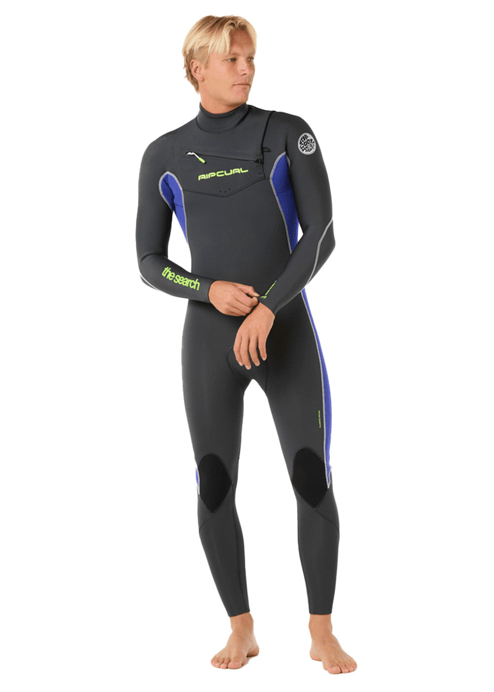 Rip Curl Men's Dawn Patrol 3/2mm CZ GBS Steamer Wetsuit - Premium Neoprene Surfing Suit for Cold Water | Perfect for Surfing, Diving & Water Sports