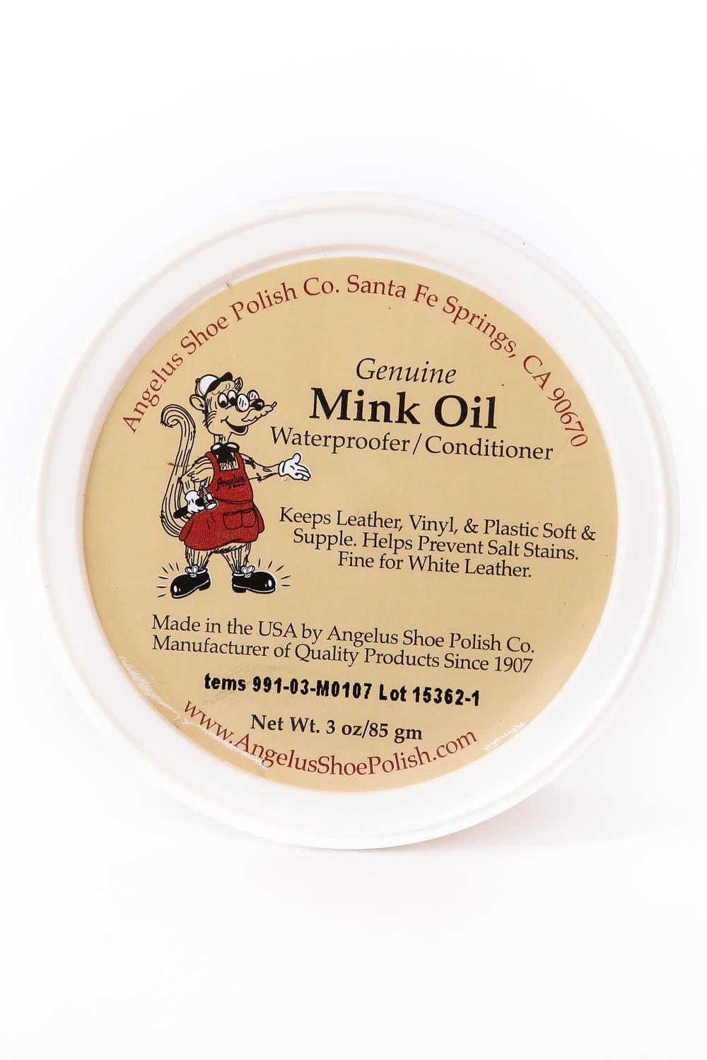 Angelus Mink Oil Conditioner for Leather Boots & Shoes - Premium Leather Care & Waterproofing Solution - Perfect for Boot Maintenance, Shoe Restoration & Leather Protection