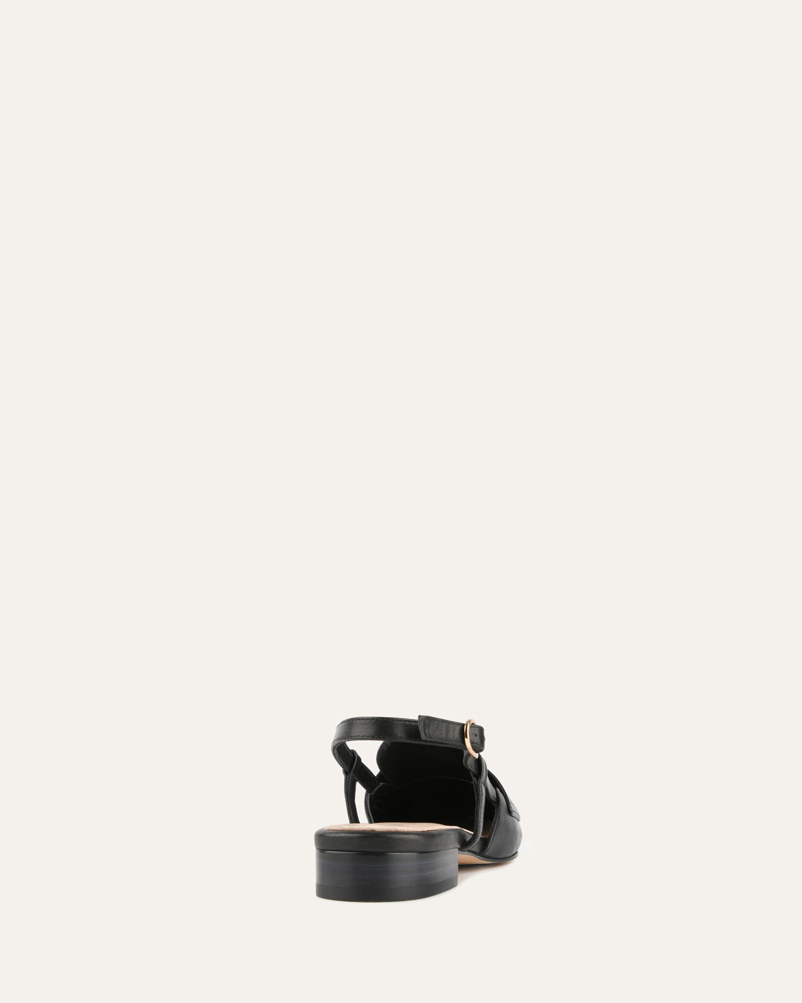 ELOISE Black Leather Dress Flats - Comfortable & Stylish Women's Shoes for Work, Office, and Casual Wear