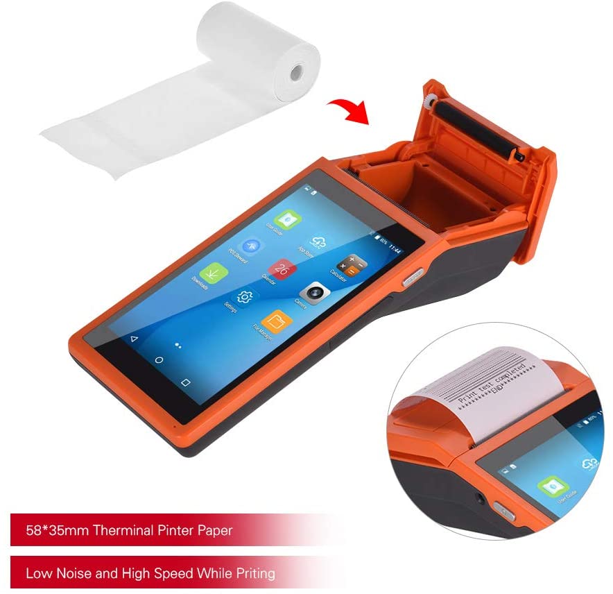 P58 S1/S2 Wireless Handheld POS Terminal - Bluetooth Barcode Scanner for Retail Stores, Restaurants & Mobile Payments | Fast Checkout Solution for Small Businesses