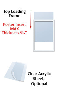 3 Tier Heavy Duty 22x28 Rolling Poster Display Stand - Silver Finish Steel Base | Trade Show, Retail Store & Event Sign Holder for Advertising & Promotion