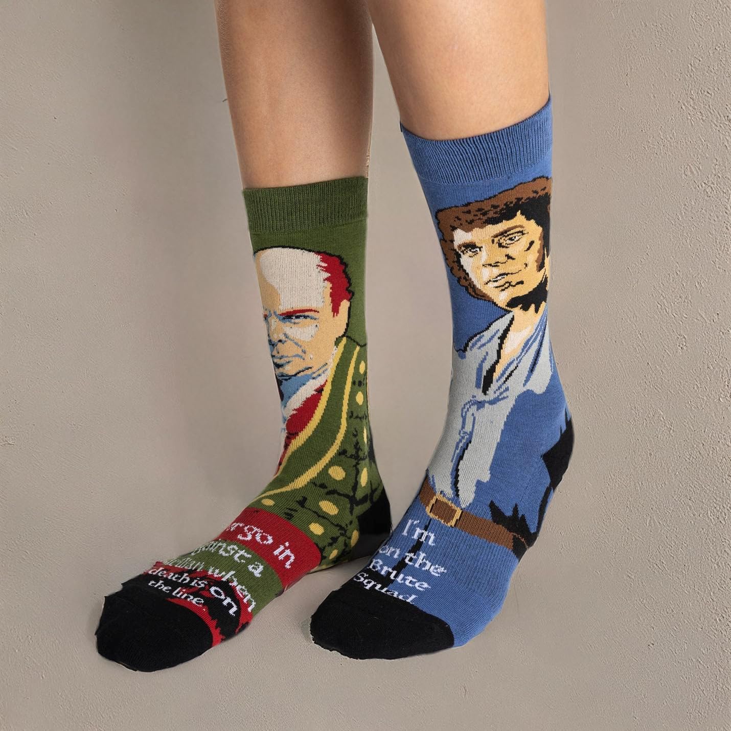 Good Luck Sock Women's The Princess Bride Novelty Socks - Fun Movie Inspired Crew Socks for Adults - Perfect Gift for Princess Bride Fans & Comfortable Everyday Wear