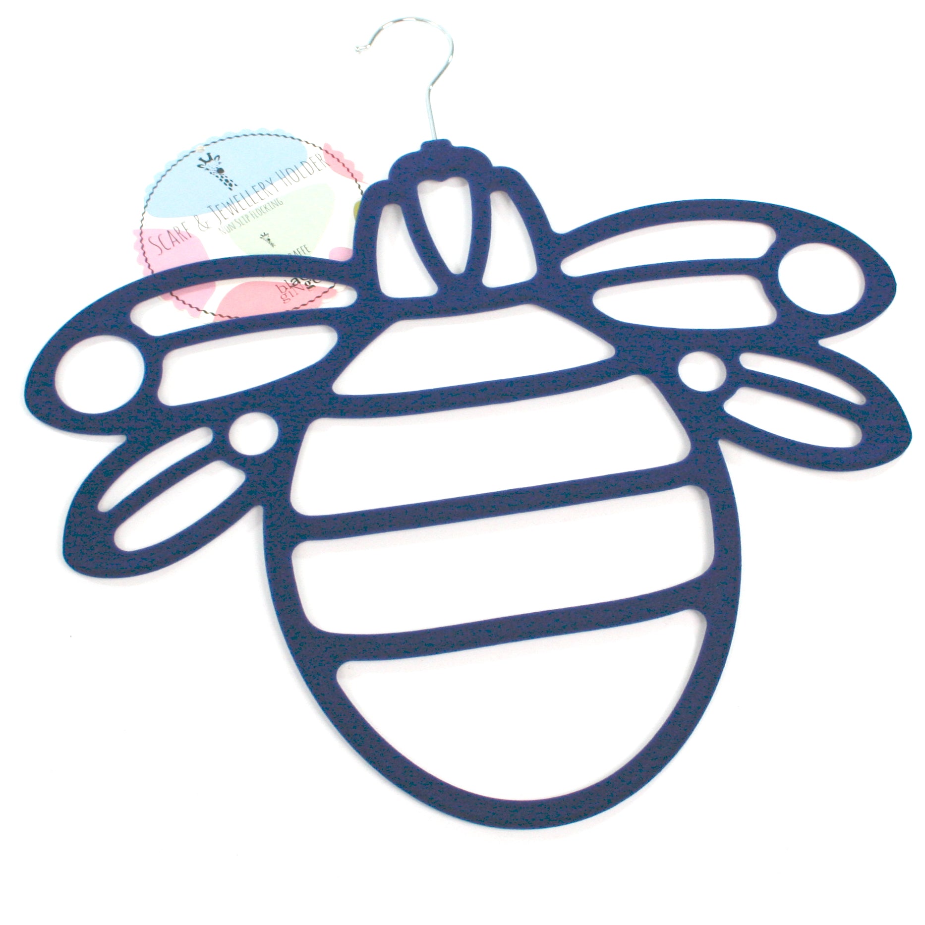 Bumble Bee Scarf Hanger - Cute Bee-Shaped Scarf Organizer for Closet & Bedroom Decor | Perfect for Scarf Storage, Gift Idea, and Home Organization