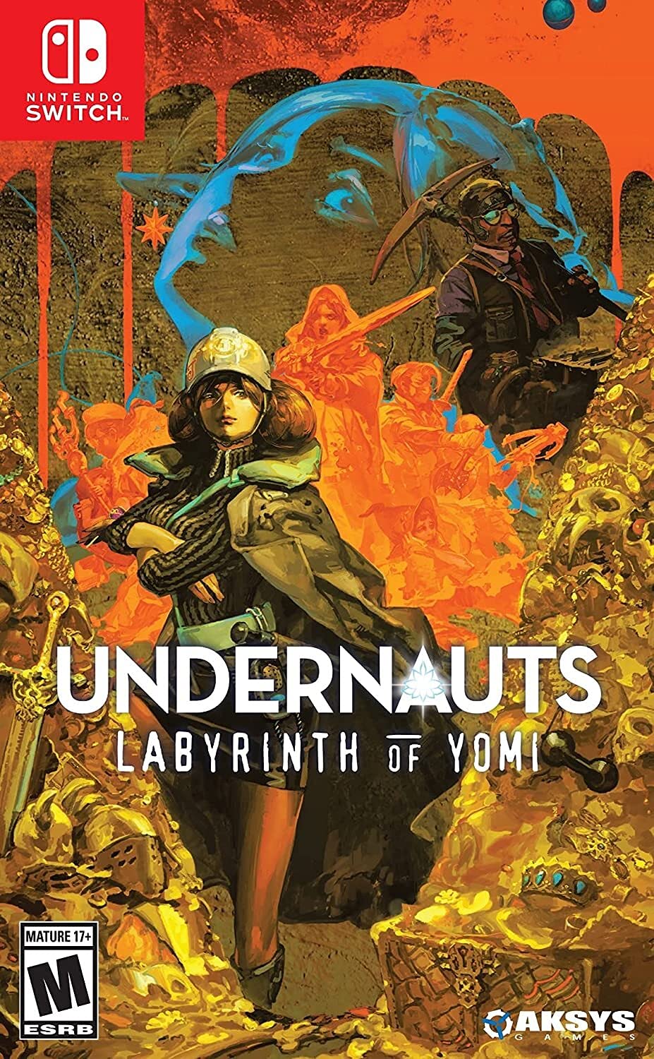 Undernauts: Labyrinth of Yomi - Nintendo Switch Game | Dungeon Crawler RPG for Adventure Seekers | Perfect for Home Gaming and Travel Entertainment