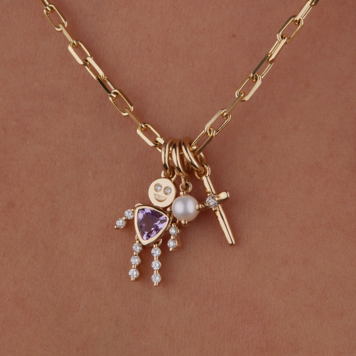 Lulu & Lox Elegant Charm Necklace for Women - Dainty Gold Pendant Jewelry Gift for Her - Perfect for Valentine's Day, Anniversary & Birthday Presents