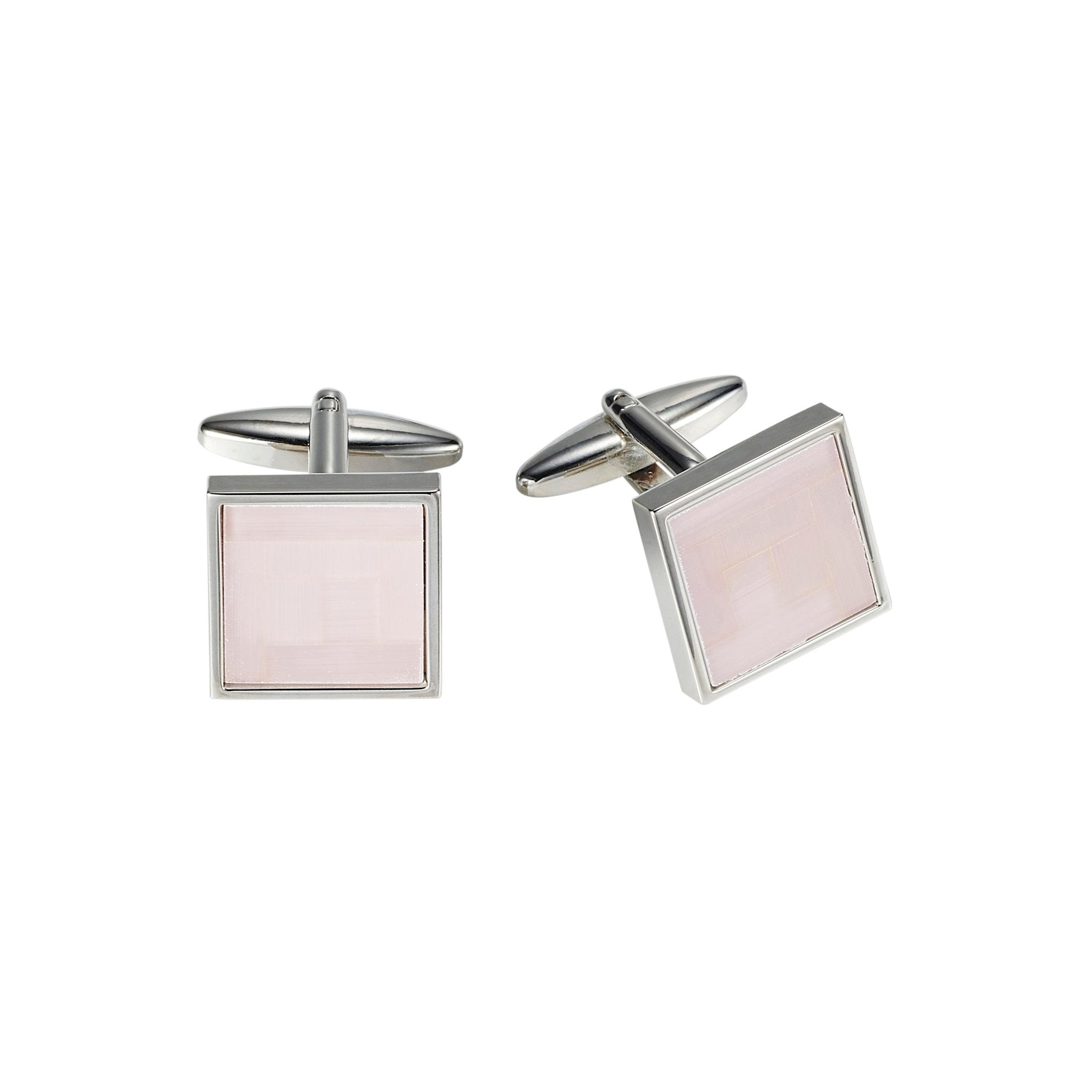 Elegant Cudworth Lilac Cat's Eye Cufflinks for Men - Vintage Stone Dress Shirt Accessories for Weddings & Formal Events