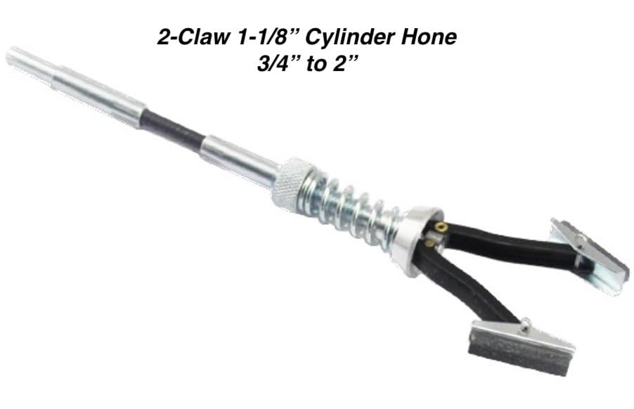 7-Piece Engine Cylinder Hone Set with 3 Spare Stones - Adjustable Deglazer Tool for Brake Cylinder Bores (3/4