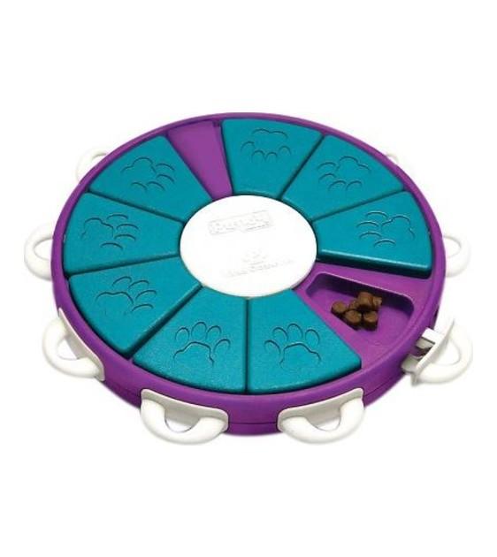Outward Hound Nina Ottosson Dog Twister - Interactive Puzzle Toy for Dogs - Mental Stimulation & Treat Dispenser - Perfect for Boredom Relief & Training - Indoor & Outdoor Use