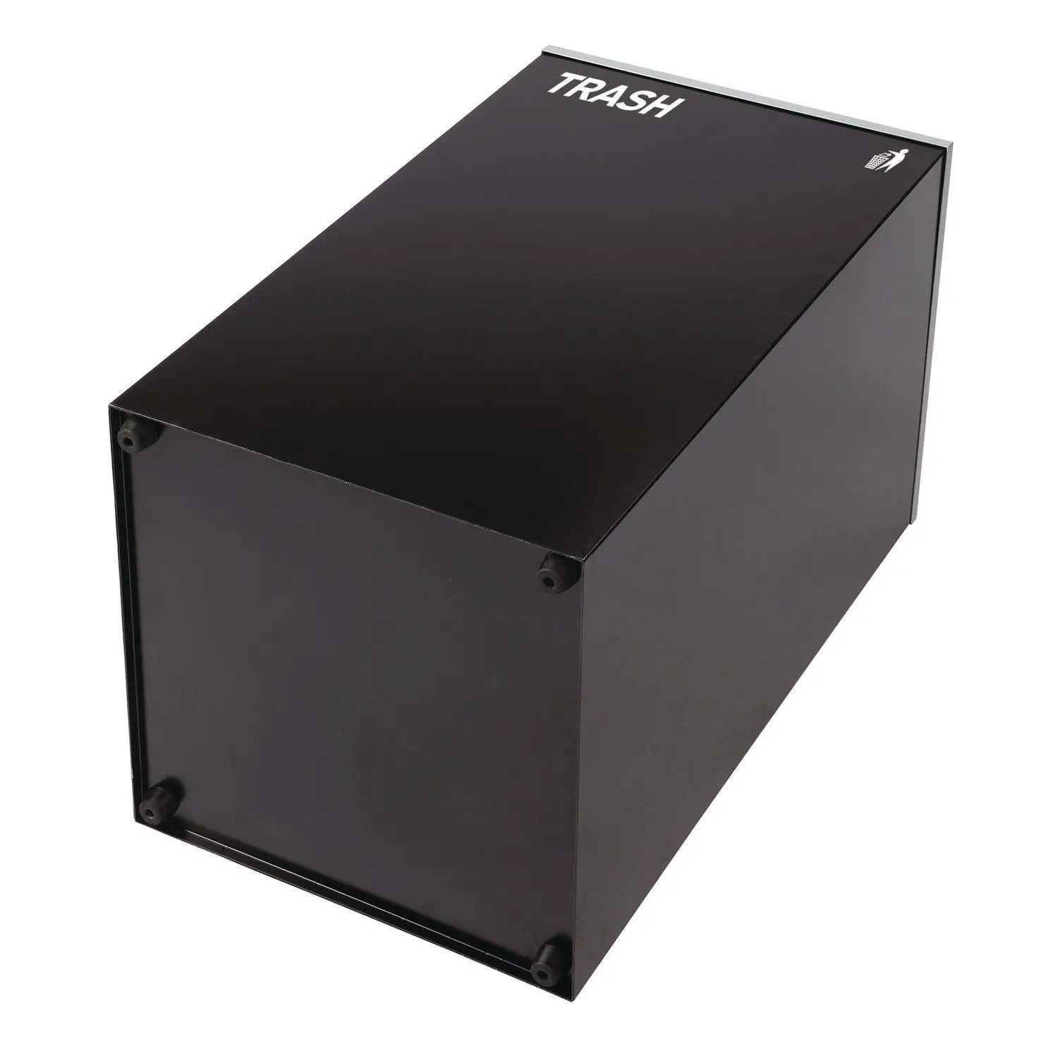 Alpine Industries 29 Gallon Steel Trash Can & Recycling Bin Set - Blue Recycling, Black Trash & Green Mixed Recycling Cans with Square Lids - Perfect for Kitchen, Office, Garage & Outdoor Waste Management
