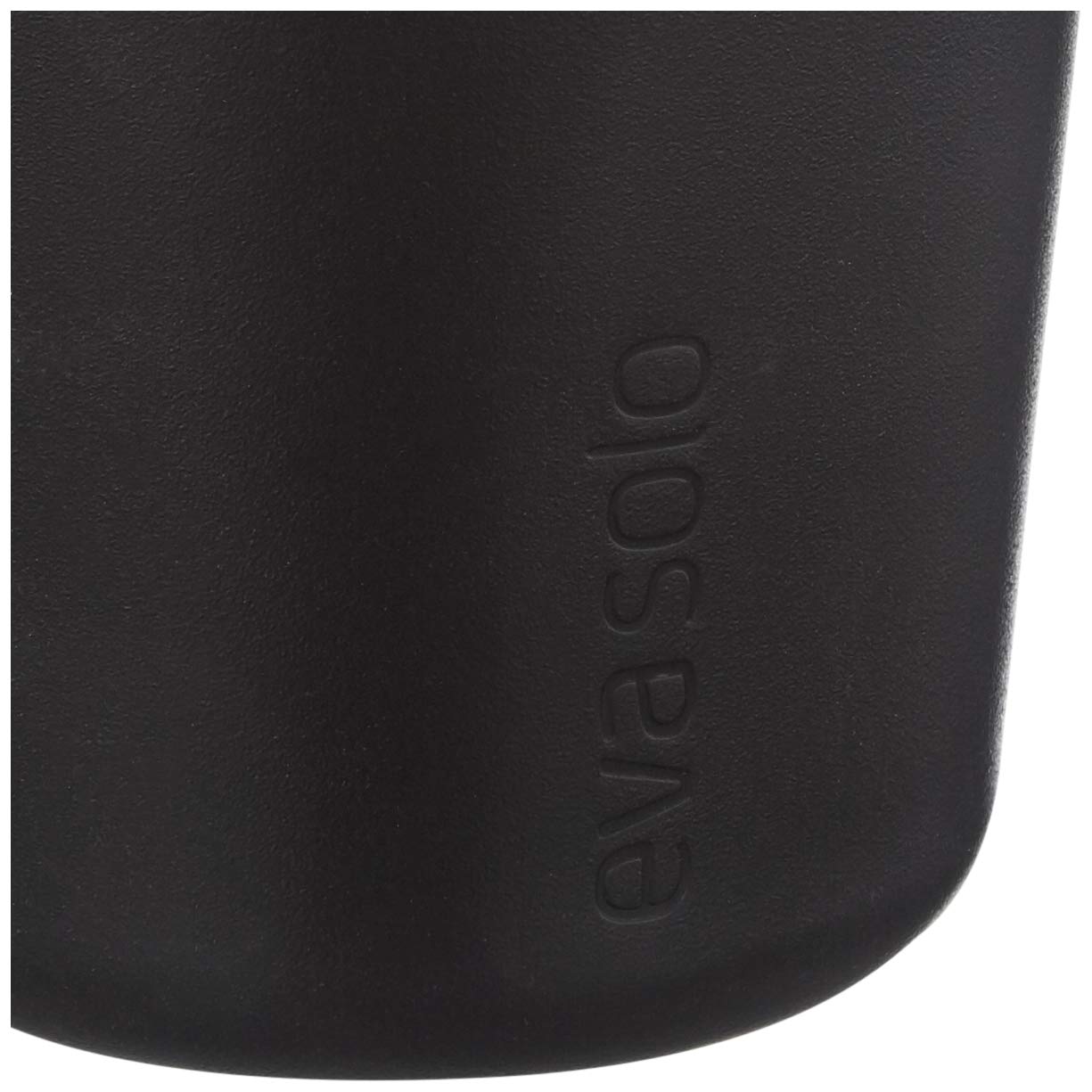 Eva Solo 12 oz Porcelain Coffee Mug Set of 2 - Danish Design Latte Cups with Non-Slip Silicone Grip - Premium Black Coffee Tumblers for Home, Office & Cafe Use