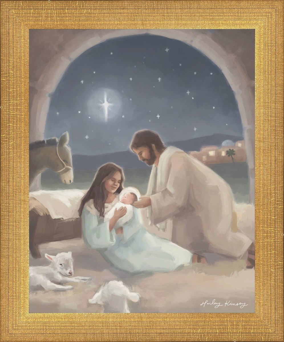 Behold Him By Hailey Kinsey - Inspirational Christian Wall Art for Home & Church Decor | Perfect for Living Room, Bedroom & Office